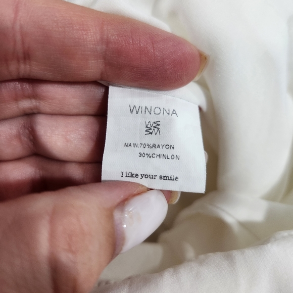 Winona Australia Clara Bow Jumpsuit Textured White 4 - Picture 13 of 15